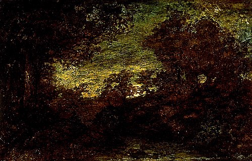 Moonrise, 1883, Ralph Albert Blakelock