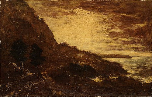 Sunset, Navarro Ridge, California Coast, 1874, Ralph Albert Blakelock