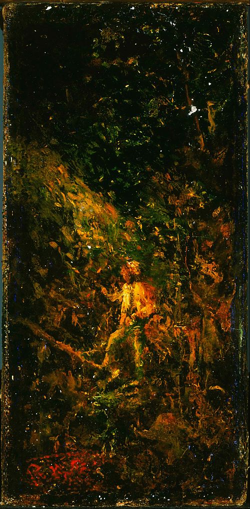 Figure in a Landscape, , Ralph Albert Blakelock