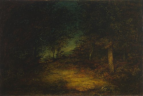 Wood Interior, 1880, Ralph Albert Blakelock
