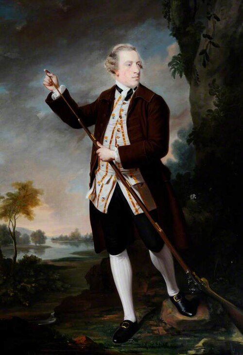 Edward Finch-Hatton (c.1697–1771), Loading a Rifle, 1756, Nathaniel, I Hone