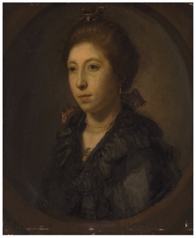Portrait de Lady Courtenay, , Nathaniel, I Hone