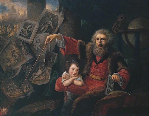 Sketch for ‘The Conjuror’, 1775, Nathaniel, I Hone