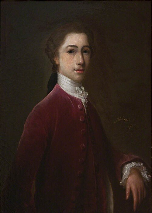 David Colyear, Viscount Milsington (1736 - 1756), 1755, Nathaniel Hone the Elder