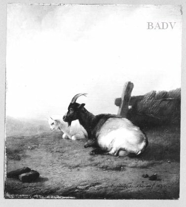 goats, 1830, Eugène Verboeckhoven