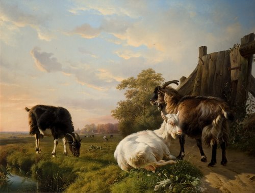 Goats, 1840, Eugène Verboeckhoven
