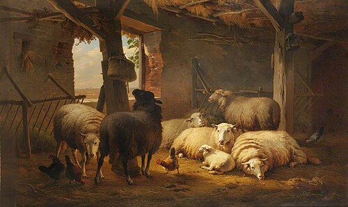 Sheep, 1840, Eugène Verboeckhoven