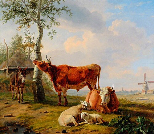 Landscape, 1836, Eugène Verboeckhoven
