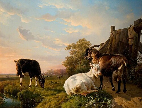 Goats, 1840, Eugène Verboeckhoven
