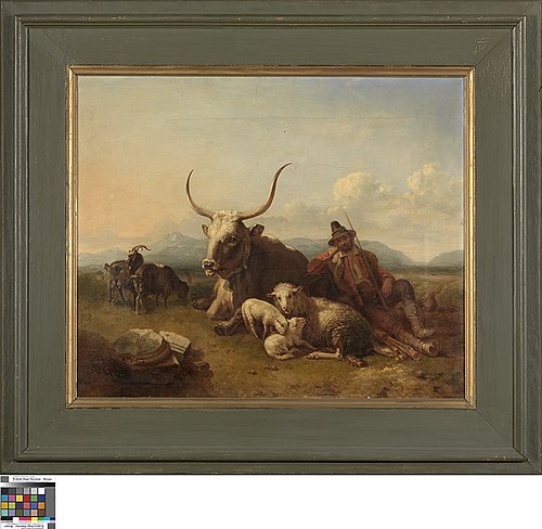 Herder met kudde, 1801, Eugène Verboeckhoven