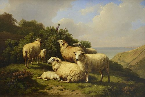 Paysage avec moutons, 1868, Eugène Verboeckhoven