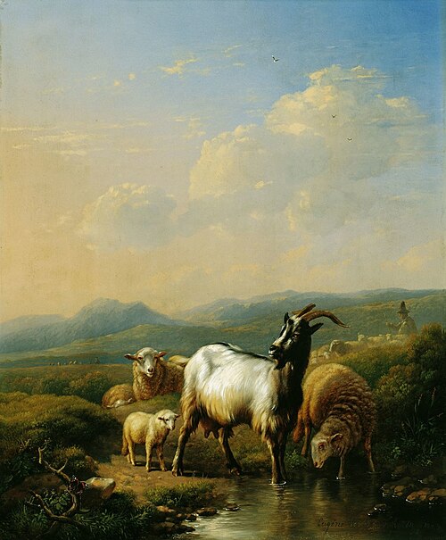 Goats and Sheep, 1843, Eugène Verboeckhoven