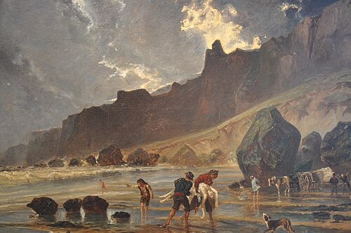 Vue des falaises de Houlgate, 1863, Paul Huet