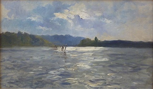La Laïta à marée haute, , Paul Huet