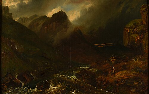 Le Val d'Enfer au pied du Sancy, 1847, Paul Huet
