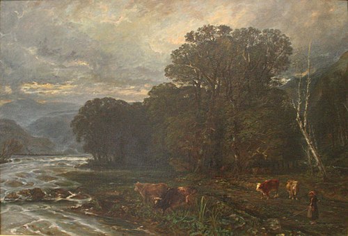 Gave débordé, 1865, Paul Huet