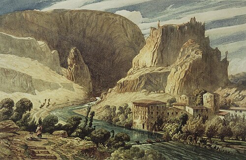 Fontaine de Vaucluse, 1839, Paul Huet