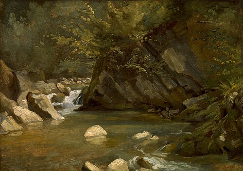 Woodland Stream, 1840, Paul Huet