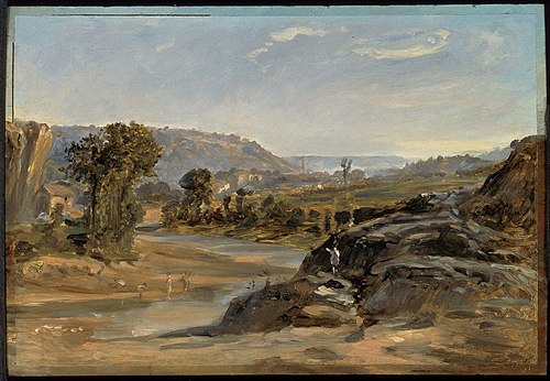 Landscape in the South of France, 1838, Paul Huet
