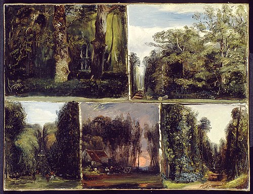 Forêt de Compiègne, 1830, Paul Huet
