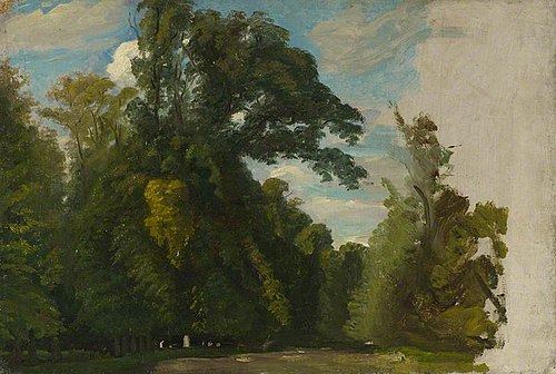 Trees in the Park at Saint-Cloud, 1820, Paul Huet