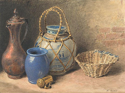Still Life with a Ginger Jar, 1825, William Henry Hunt