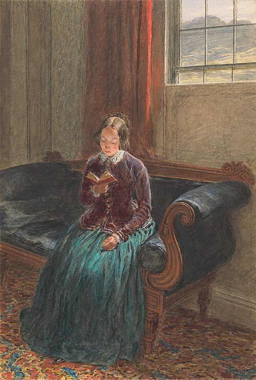 A Lady Reading, 1835, William Henry Hunt