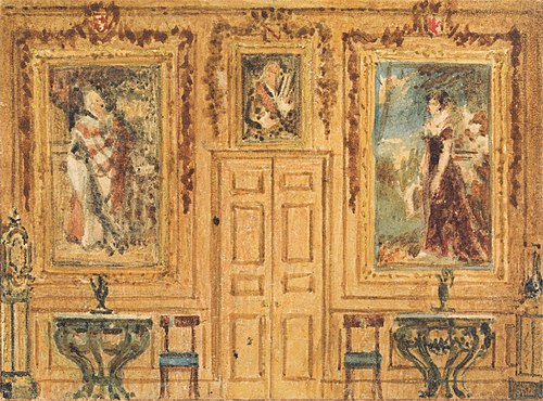 Interior of a Room, 1821, William Henry Hunt