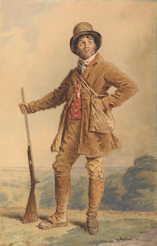 The Gamekeeper, 1834, William Henry Hunt