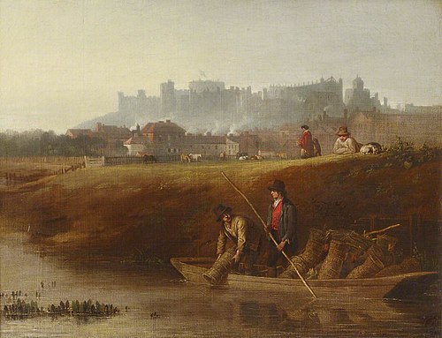 A Distant View of Windsor Castle, 1810, William Henry Hunt