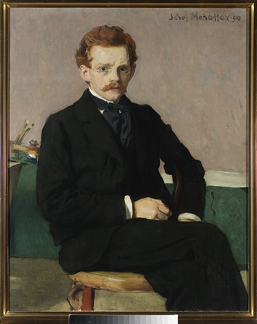 Autoportrait, 1898, Józef Mehoffer