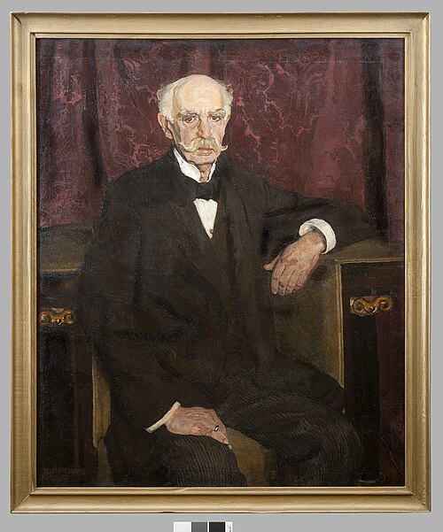 Portrait of Maksymilian Ehrenpreis, 1911, Józef Mehoffer