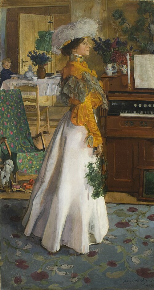 Portrait of Wife, 1904, Józef Mehoffer