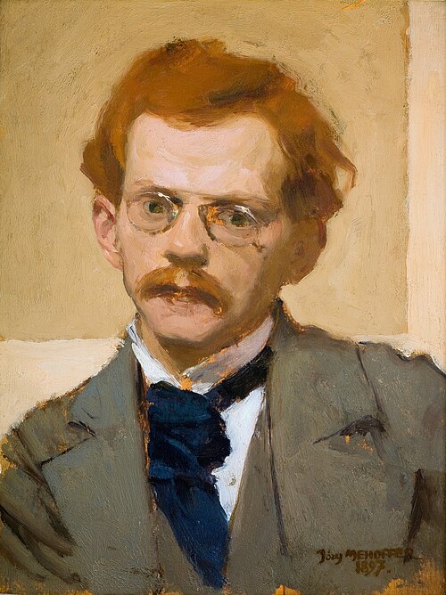 Autoportrait, 1897, Józef Mehoffer