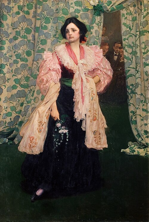 Śpiewaczka., 1896, Józef Mehoffer
