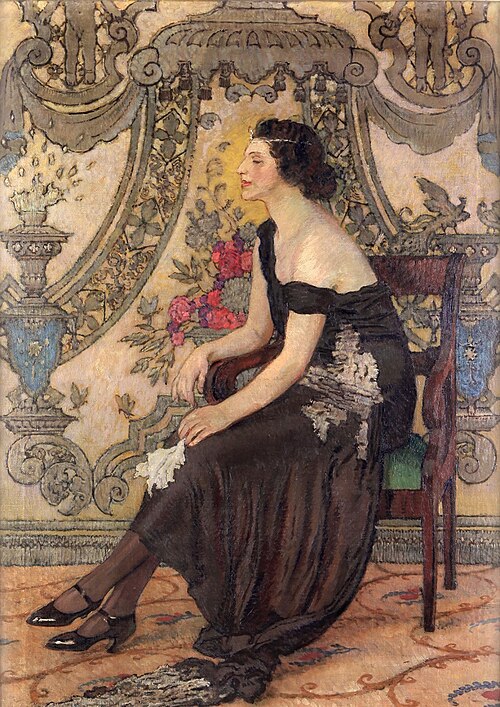 Róża Saronu – Fantazja ornamentalna, 1923, Józef Mehoffer