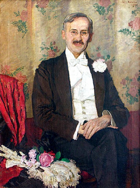 Portret dr Ludwika Friedmana, 1923, Józef Mehoffer