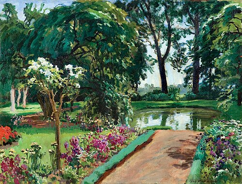 Ścieżka ogrodowa, 1934, Józef Mehoffer