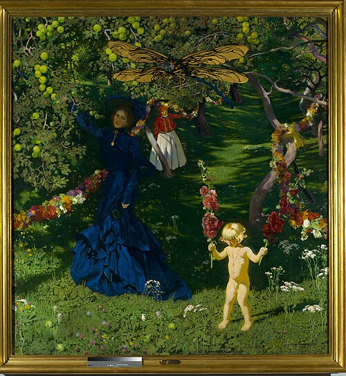 Jardin étrange., 1903, Józef Mehoffer