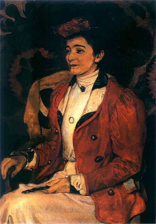 Iza Axentowicz, 1907, Józef Mehoffer