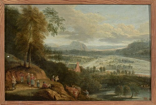 Pastoral landscape, , Lucas van Uden