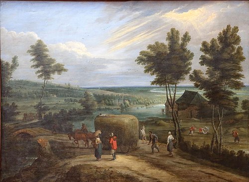 Paysage de rivière, 1639, Lucas van Uden