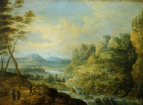 A River Scene, , Lucas van Uden