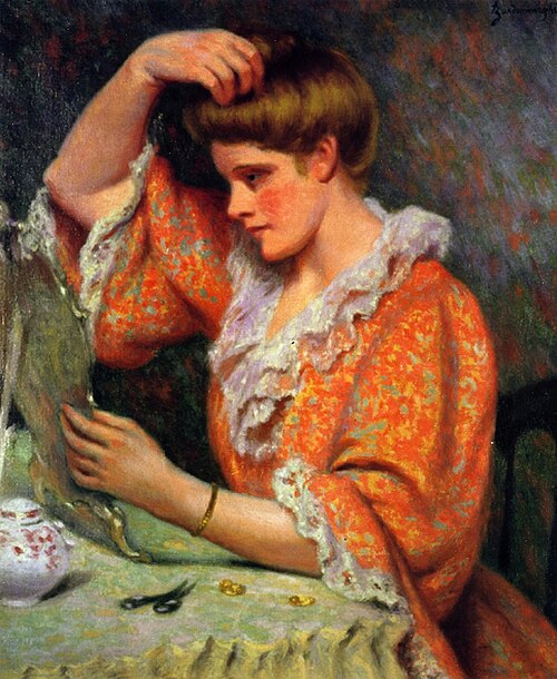 A la Toilette, 1918, Federico Zandomeneghi