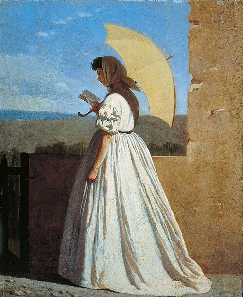 The reader, 1865, Federico Zandomeneghi