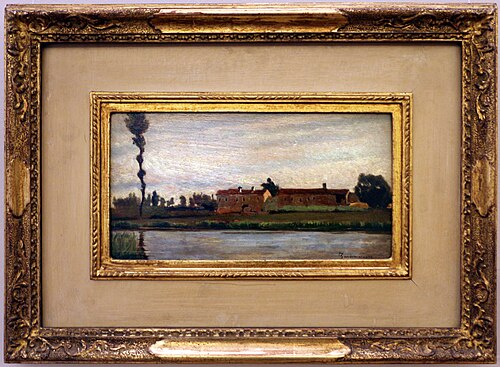 Venetian lagoon, 1870, Federico Zandomeneghi