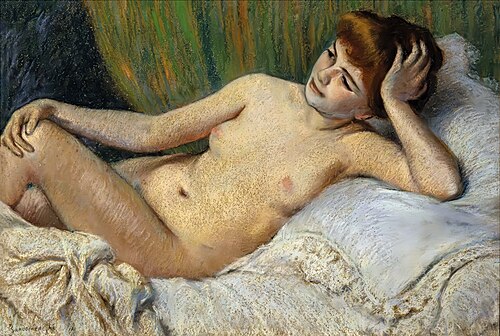 Nudo coricato, 1500, Federico Zandomeneghi