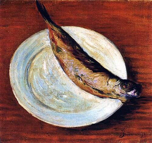 Dish with Fish, 1918, Federico Zandomeneghi