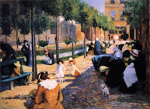 Place d'Anvers, Paris, 1880, Federico Zandomeneghi