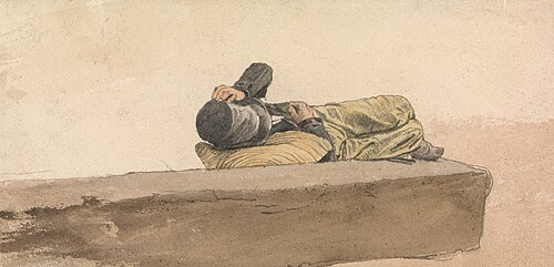 A Boy Lying Down, , Joseph Stannard